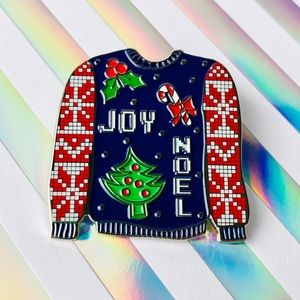 Holiday Ugly Sweater Enamel Pin